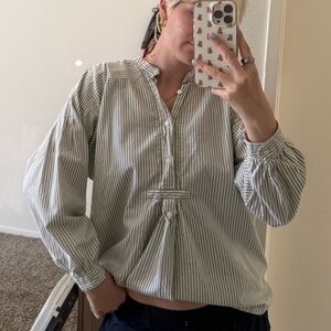 Vintage Gossl Striped Blouse